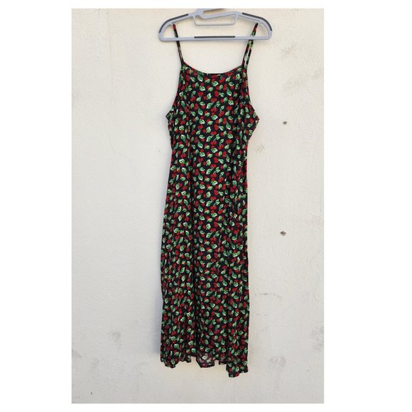 Vintage Cherry Print Maxi Dress - Picture 3 of 5
